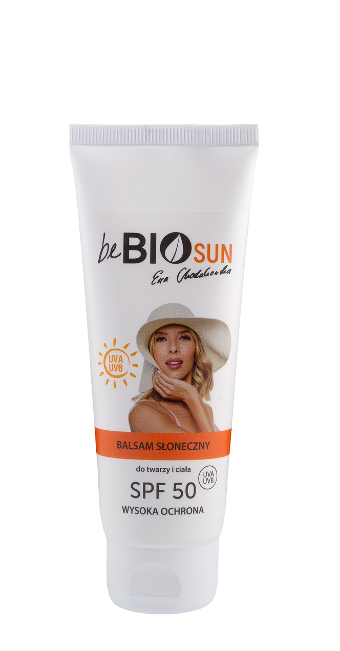 Balsam do twarzy i ciała z ﬁltrem słonecznym SPF 50 beBIO Sun