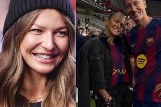 Anna Lewandowska wparowała na murawę po meczu FC Barcelona - Elche! Wcześniej wcinała popcorn ze spacjalnego pudełka