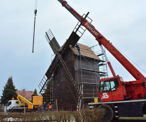 Wiatrak-koźlak w Koźminie Wielkopolskim