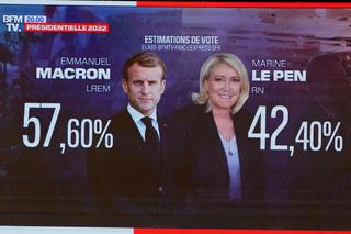  Macron zmiażdżył Le Pen! Takiego wyniku się nie spodziewała