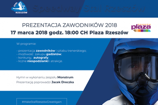 Oficjalna prezentacja kadry żużlowej Stali Rzeszów już 17 marca