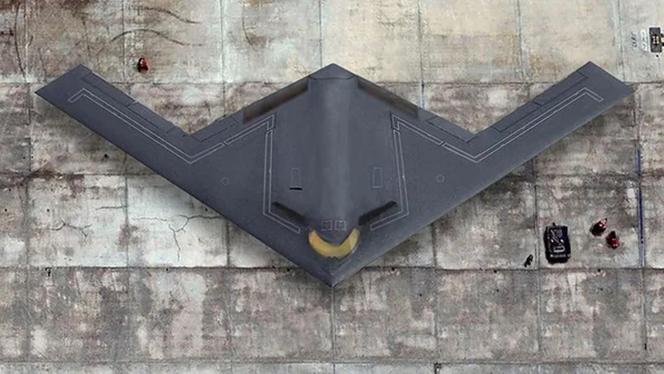 B-21 Raider widziany od góry