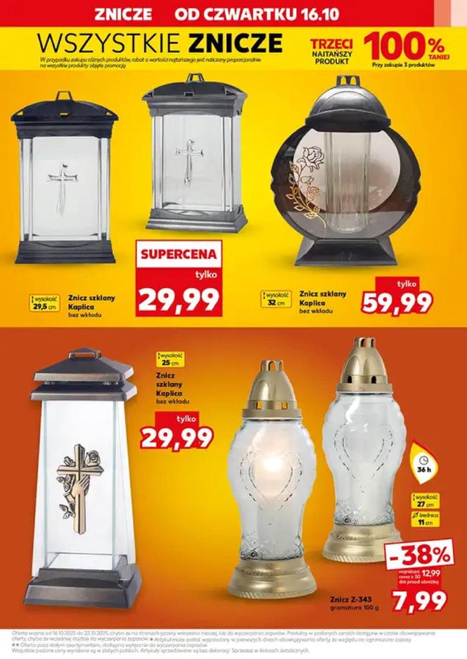 Ceny zniczy - Kaufland
