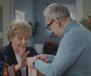 M jak miłość odc. 1857. Barbara (Teresa Lipowska), Jacek (Robert Gonera)