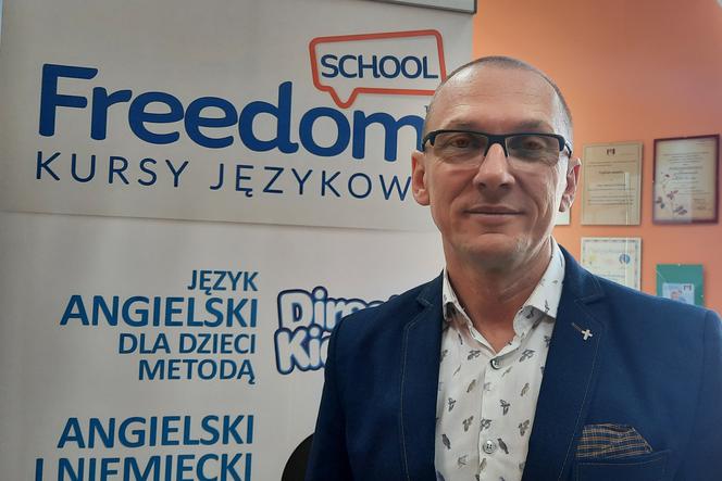 Damian Królicki, właściciel Freedom - Kursy Językowe