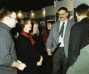 Architekt Jakub Wacławek po otrzymaniu nagrody