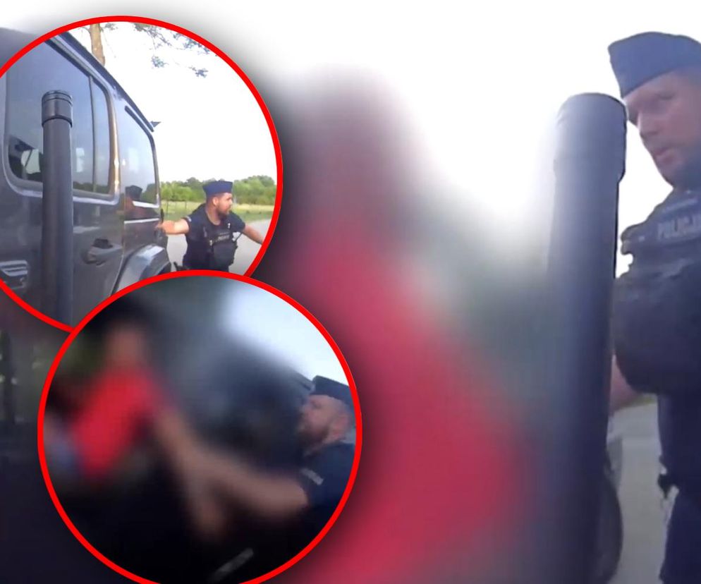 Pijany kierowca demolował wieś. Szalony rajd zakończył się spektakularną akcją policji. Szokujące nagranie!