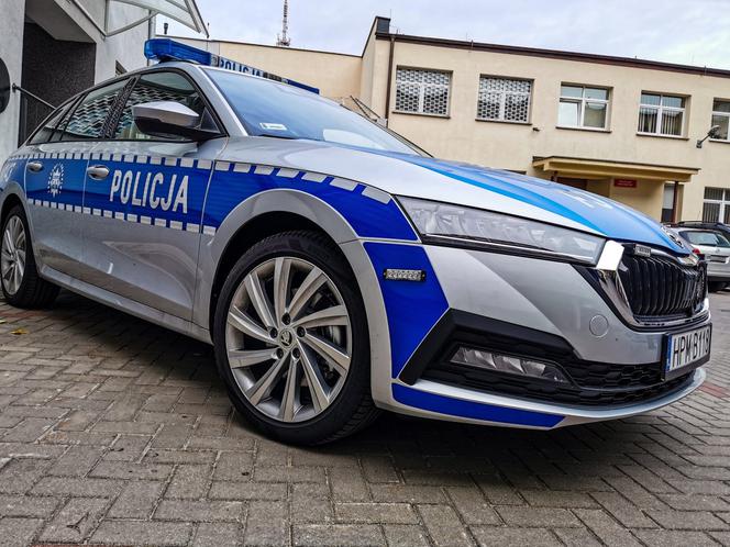 Policja w Białymstoku ma nowy radiowóz. To hybrydowa Skoda Octavia [ZDJĘCIA]