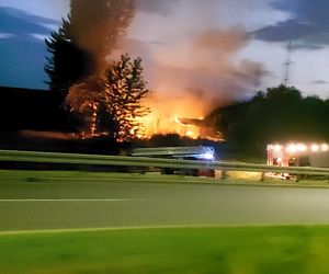 Pożar pustostanu w Rzeszowie [GALERIA]