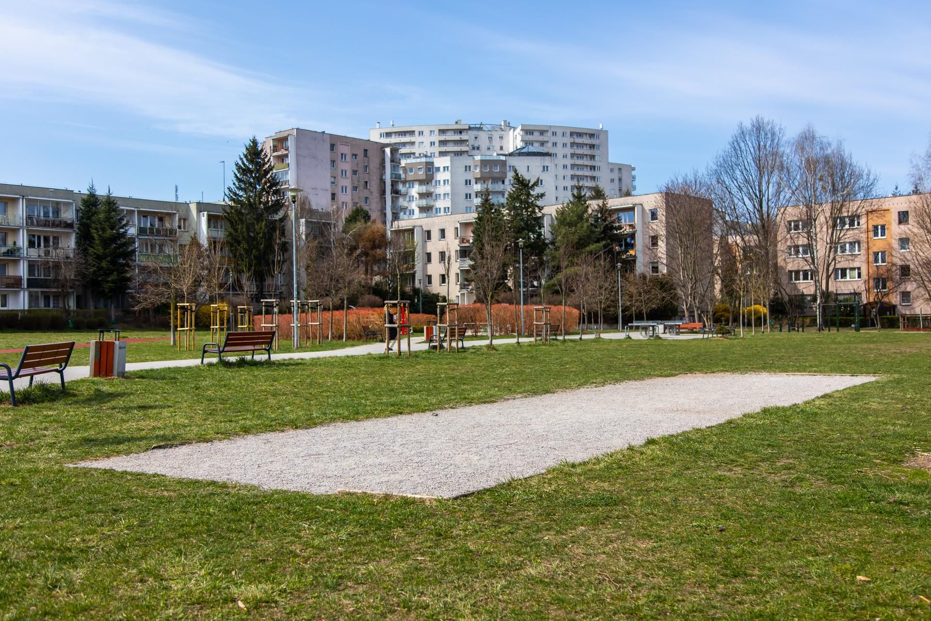 Bulodrom do gry w bule (pétanque), ul. Raabego