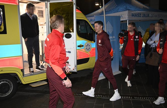 Lewandowski poszedł na badania po konferencji kadry