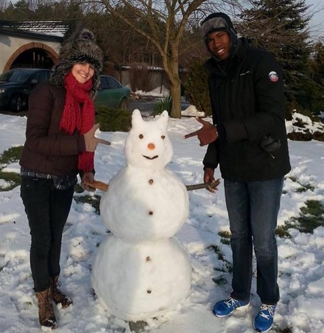 Wilfredo Leon i jego żona