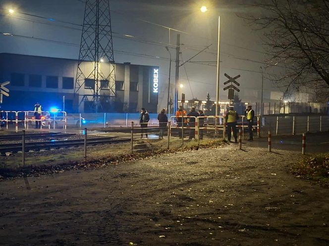 Wypadek na torach kolejowych w Starachowicach