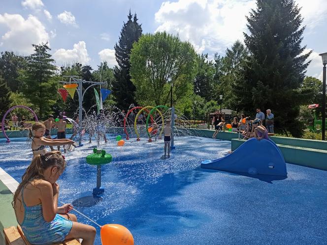 Otwarcie wodnego placu zabaw w Parku Śląskim 