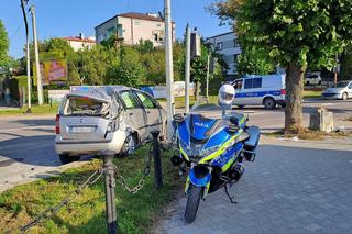 Wypadek na skrzyżowaniu w Kraśniku. 68-latek trafił do szpitala