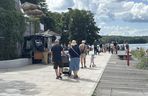 Wakacyjny patrol Eska Summer City na olsztyńskiej Plaży Miejskiej