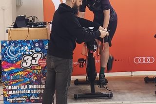 WOŚP 2025: Rowerowy Zawrót Głowy w hali AWF