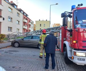 Zgłoszenie o pożarze na Dąbrowskiego w Lesznie. Pożaru nie było