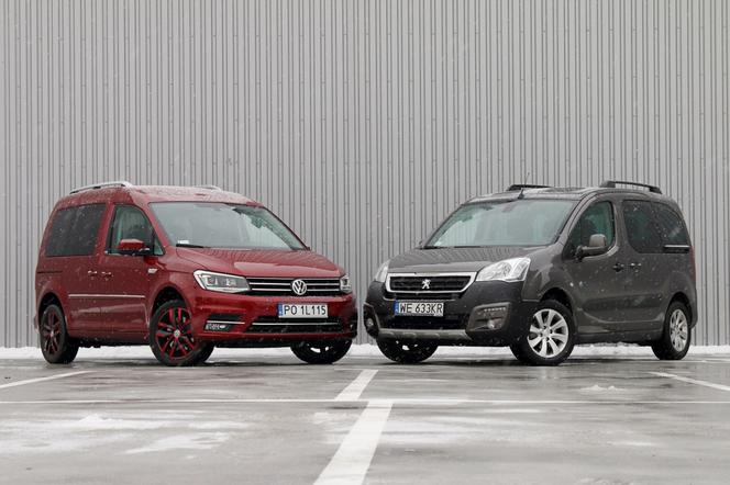 Volkswagen Caddy Trendline 2.0 TDI vs. Peugeot Partner Tepee 1.6 BlueHDi