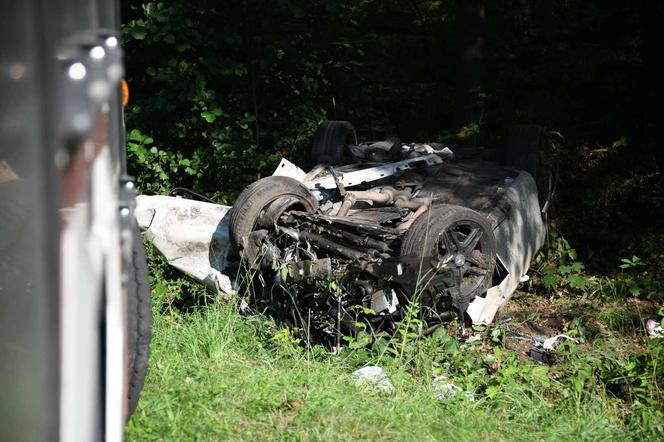 Wypadek pod Olesnem. Trzy osoby z pow. kłobuckiego poszkodowane