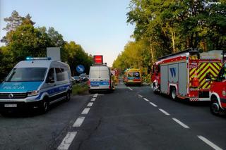 Wypadek na DK 1 w Kobiórze