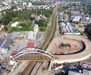 Wiadukt Starachowice. Jak prezentuje się z lotu ptaka? 