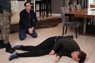 Pierwsza miłość, odcinek 3869: Reterski (Stefan Pawłowski), Piotrek (Michał Mikołajczak)