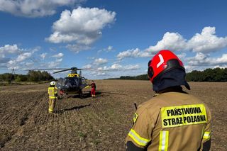 Mężczyzna wpadł do studni