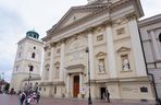 Kościół św. Anny na tyłach, którego jest tajemniczy ogród