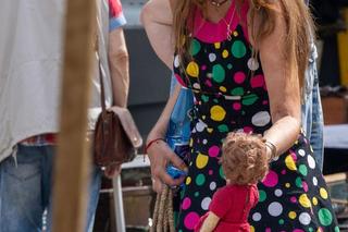 Jacek Borkowski z żoną na targu