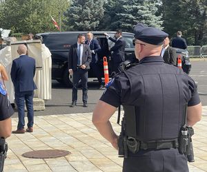 Karol Nawrocki z małżonką w USA. Tak przyjęto ich w Doleystown