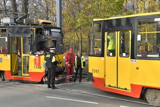 Wypadek tramwajowy przy ul.Elekcyjnej w Warszawie