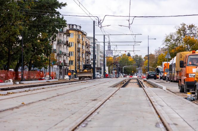 Budowa tramwaju do Wilanowa na kilka tygodni przed otwarciem