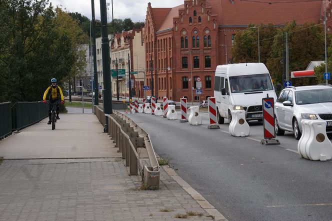 Awaria mostu Bernardyńskiego w Bydgoszczy