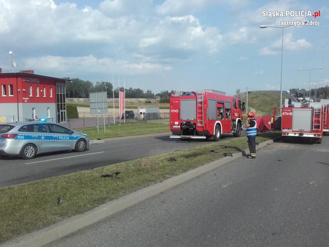 Jastrzębie-Zdrój: Śmiertelny wypadek motocyklisty [ZDJĘCIA]