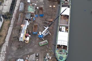 WIOŚ alarmuje o nielegalnym demontażu barki