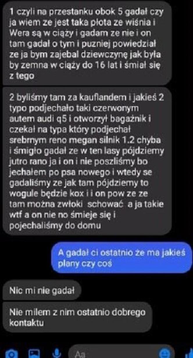 Tak Kacper S. planował zabójstwo Patrycji! [ZDJĘCIA]