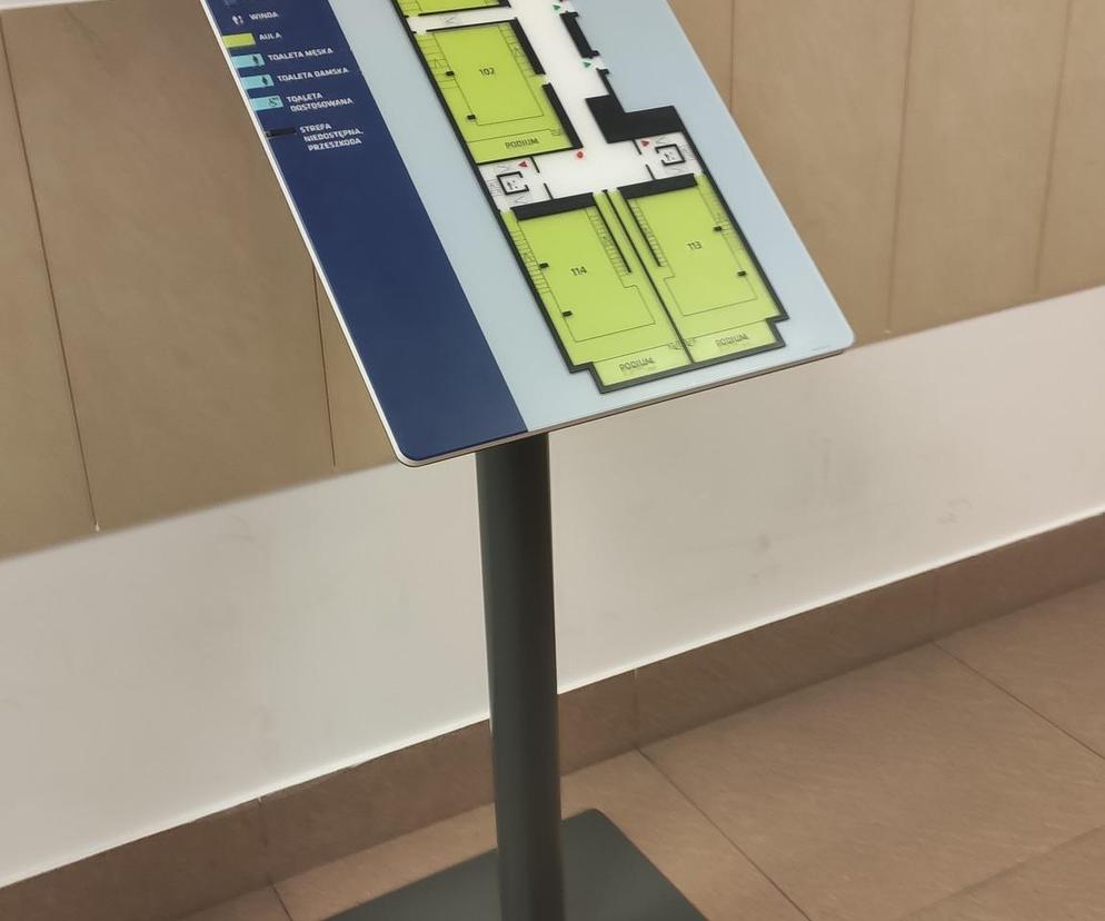 Tablice tyflograficzne pomogą w poruszaniu się osób niewidomych po terenach KUL