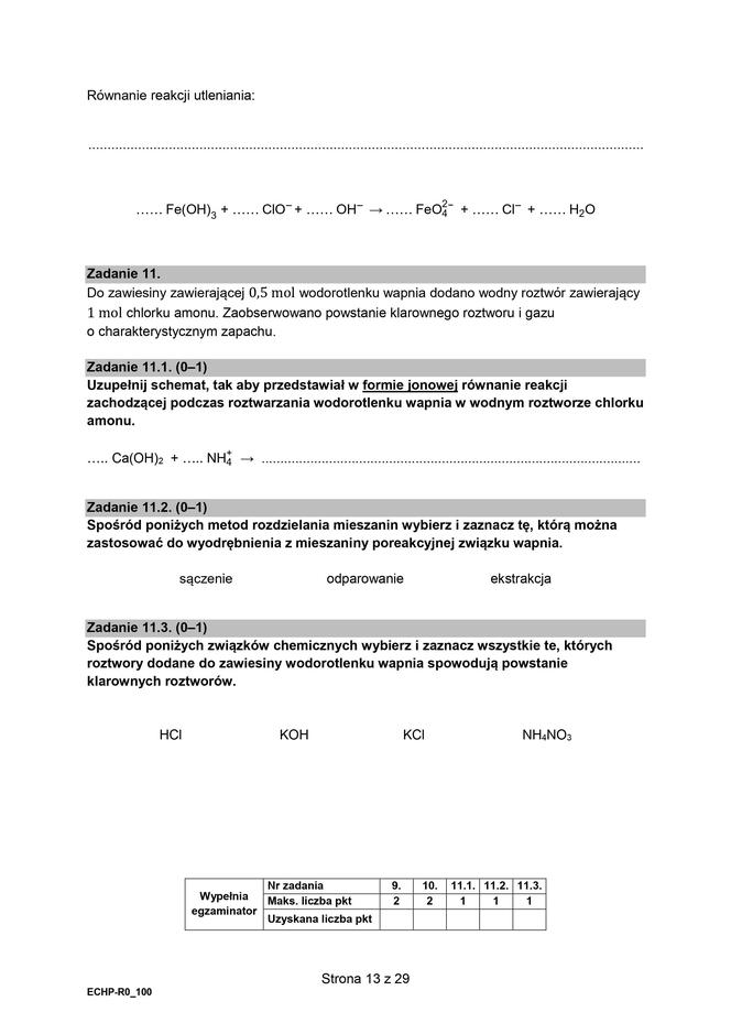 Matura 2024: chemia rozszerzona w formule 2015 - arkusze CKE i sugerowane odpowiedzi