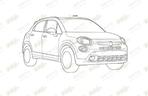 Fiat 500X - szkice patentowe
