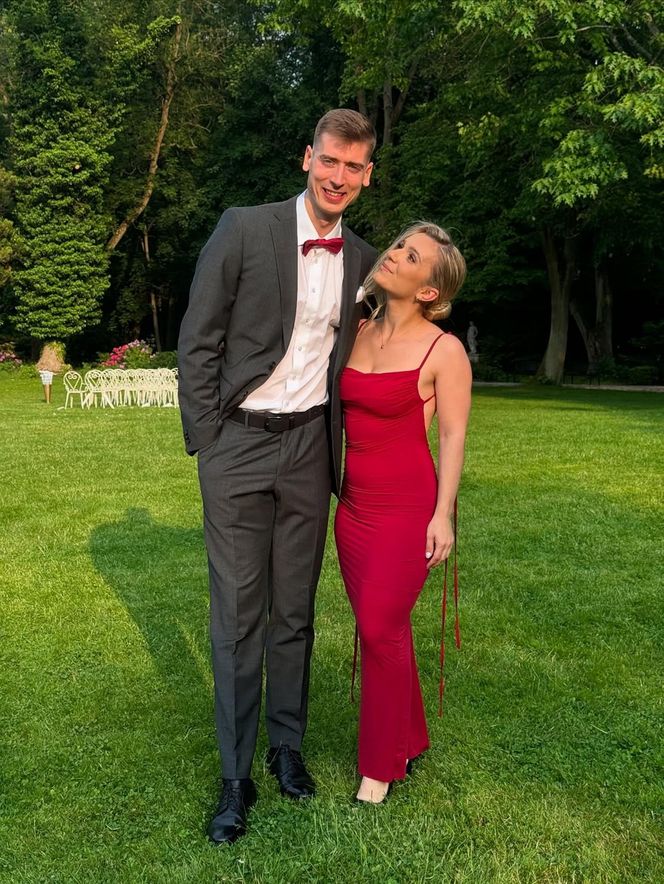 Kamil Semeniuk z żoną Katarzyną