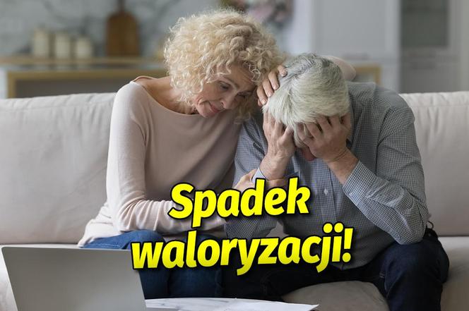 Dramatyczny spadek waloryzacji!