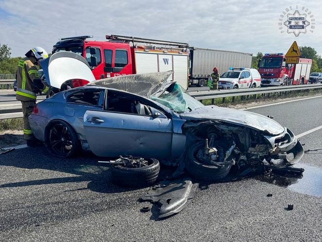 Śmiertelny wypadek na autostradzie A4 w Zabrzu. Droga była zupełnie zablokowana