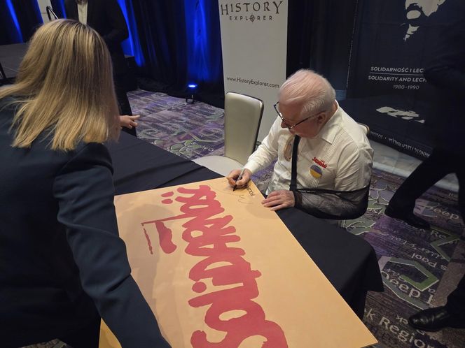 Lech Wałęsa w podróży po Ameryce Północnej