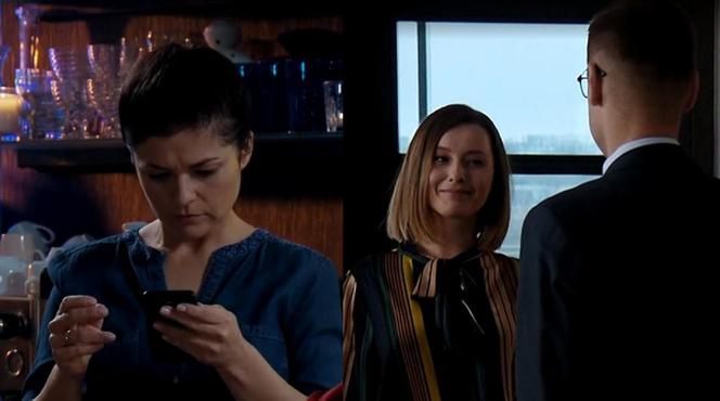 M jak miłość. Kinga (Katarzyna Cichopek), Piotrek (Marcin Mroczek), Kamila (Anna Gorajska)