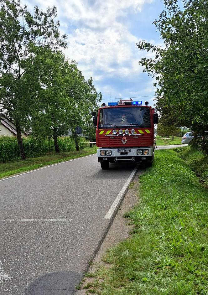 Auto 39-latki huknęło w drzewo i zmieniło się w kupę pogiętego złomu. Tragiczny wypadek w Zygmuntowie