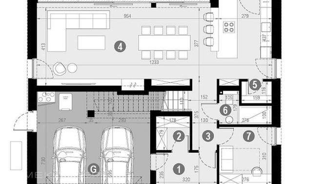 Projekt domu HomeKONCEPT-111