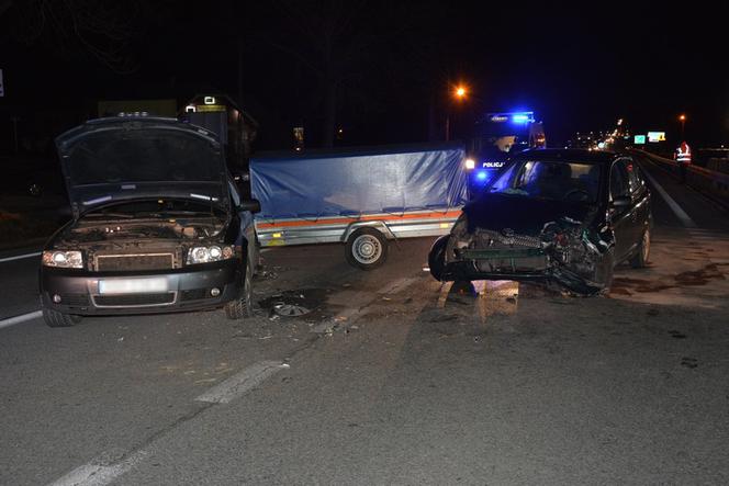 Zderzenie dwóch aut w Krośnie! Jedna osoba poszkodowana [ZDJĘCIA]