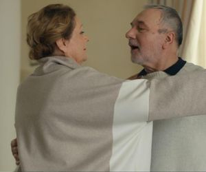 Barwy szczęścia, odcinek 3178. Józefina (Elżbieta Jarosik), Andrzej (Leon Charewicz)