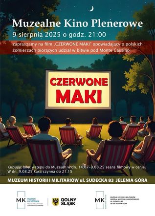 Plenerowe kino w Jeleniej Górze Sobota 9 sierpnia 